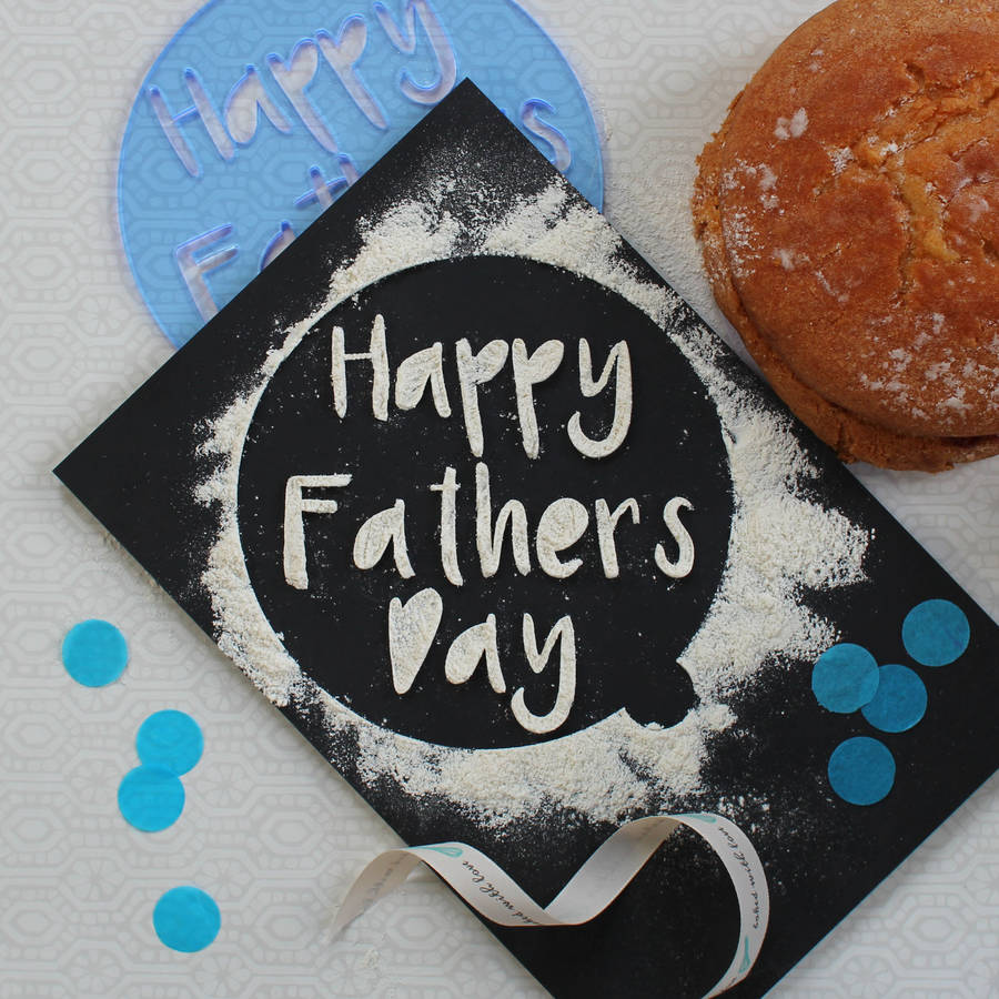 father's day cake stencil by rocket and fox