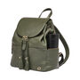 Thor Olive Leather Backpack, thumbnail 5 of 11