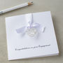 Personalised Engagement Wire Heart Card, thumbnail 1 of 5