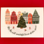 Illustrated Christmas Ice Rink Greetings Card, thumbnail 2 of 8