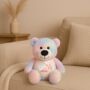 Personalised Pink Baby Rainbow Large Bear, thumbnail 2 of 12
