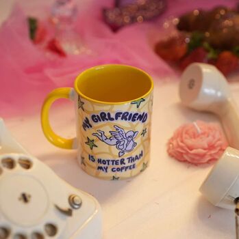 My Boyfriend Valentine Mug Funny And Romantic Coffee Cup, 3 of 7