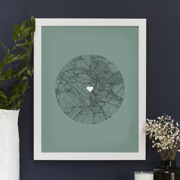 Our Home Personalised UK Map Print, 6 of 12