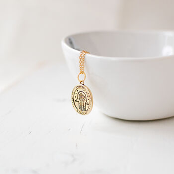 Hamsa Pendant Necklace, 5 of 6