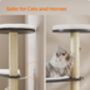 Cat Tree 165cm Modern Cat Condo Removable Cushions, thumbnail 7 of 7