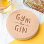 Gym Then Gin Personalised Drinks Coaster, thumbnail 1 of 7