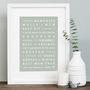Personalised Shared Moments Mother's Day Print, thumbnail 1 of 4