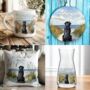 Personalised Black Labrador Dog Beach Walk Collection, thumbnail 1 of 8