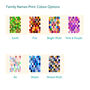 Family Names Print Personalised Gift, thumbnail 2 of 12