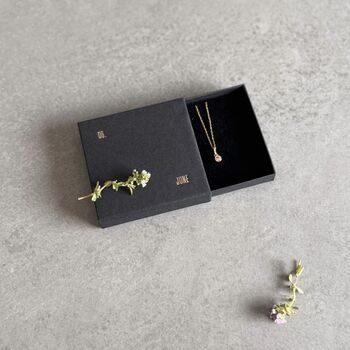 June Birthstone Alexandrite Gold Plated Necklace, 7 of 8