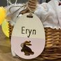 Personalised Wooden Easter Tag, thumbnail 3 of 5