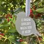 Personalised Robin Appears Memorial Christmas Bauble, thumbnail 1 of 7