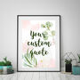 Personalised Quality Typography Print Posters, thumbnail 1 of 8