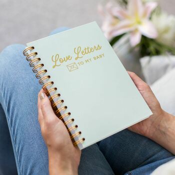 Personalised Love Letters To My Baby Foil Notebook, 2 of 12