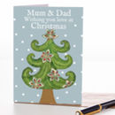 mum and dad christmas card by helena tyce designs | notonthehighstreet.com