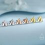 Sterling Silver Paper Plane Stud Earrings, thumbnail 6 of 12