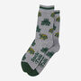 Men's Dart Frogs Bamboo Socks Grey Marl, thumbnail 2 of 4