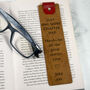 Personalised Leather Bookmark For Father's Day, thumbnail 2 of 7