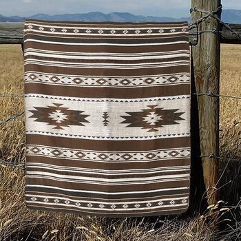 Aztec Patterned Throw Blanket Cozy Boho Blanket, 5 of 12