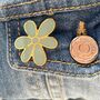 The Wonky Daisy Club Pin Badge | You Are Enough / Positive Gift For Mum, Sister Or Friend, thumbnail 3 of 11