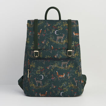 Into The Woods Green Buckle Medium Backpack, 2 of 8
