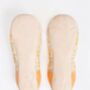 Margot | Women's Cotton And Leather Patterned Slippers, thumbnail 6 of 7