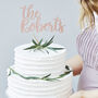 Enchanted Personalised Wedding Cake Topper, thumbnail 1 of 5