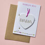 Personalised Fully Floral Mother's Day Keepsake Card, thumbnail 2 of 2