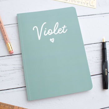 Personalised Name Foil Notebook, 6 of 11