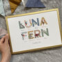 A To Z Of Emotions Personalised Children's Name Print, thumbnail 6 of 12