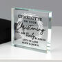 Personalised Truly Blessed Christening Crystal Token, thumbnail 1 of 4