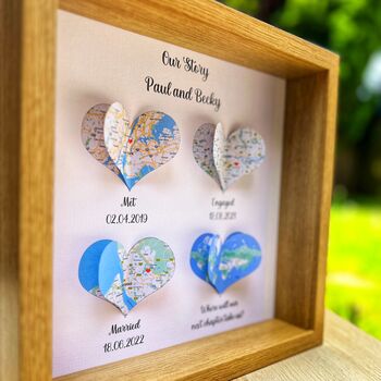 Wedding Gifts For Couples Anniversary Milestone Print, 8 of 12