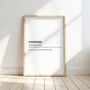 Personalised Definition Print, thumbnail 4 of 5
