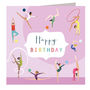 Gymnastics Happy Birthday Card, thumbnail 2 of 5