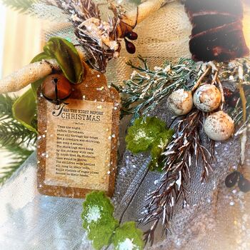 Enchanted Christmas Woodland Berry Fairy Treetopper, 3 of 12