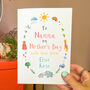 Personalised To Nanna Gran On Mothers Day Card, thumbnail 1 of 7
