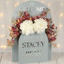 Manhattan Welcome To Our Wedding Flower Box Sign, thumbnail 3 of 12