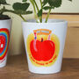 Personalised Apple Worm Plant Pot: Teacher Appreciation Gift, thumbnail 2 of 4