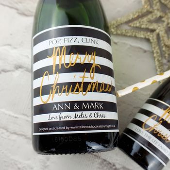New Home Personalised Champagne/Prosecco Label, 3 of 3