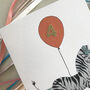 Have A Super Day! Zebra Number Birthday Card, thumbnail 3 of 5