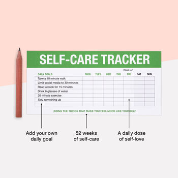 Little Ticket Book Of Self Care | Daily Wellness Tracker, 3 of 7