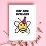 Happy Birthday Bumble Bee Card, thumbnail 1 of 5