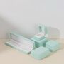 Monaco D’or Gold Mint Green Ombré Travel Jewellery Box, thumbnail 4 of 4