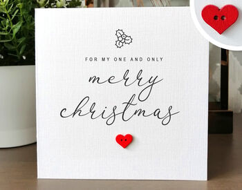 Romantic Christmas Card For Wife Or Husband, 3 of 4