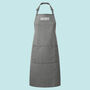 Stencil Personalised Denim Apron With Pocket, thumbnail 2 of 5