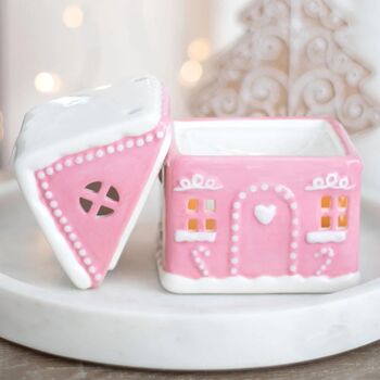 Pink Gingerbread House Oil Burner, 2 of 2