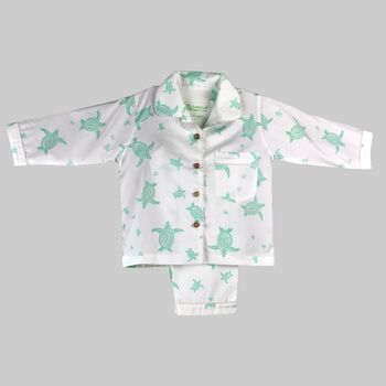 Classic Children's Pyjamas In Organic Cotton, 7 of 8
