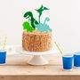 Children's Blue Dinosaurs Party Cake Topper Collection, thumbnail 2 of 3