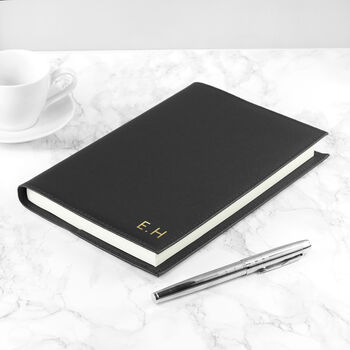 Personalised Genuine Leather Refillable Notebook, 6 of 12