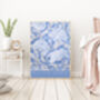 William Morris Blue Art Print, thumbnail 3 of 3